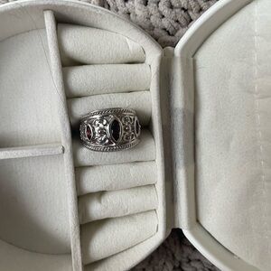 Vintage Sterling Silver Art Deco Ring - Size 5